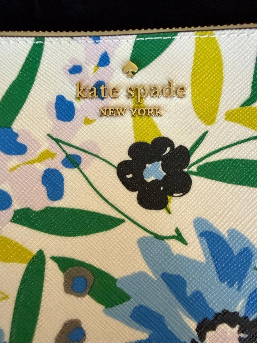 kate spade lucy festival floral print Zip Wristlet NWT